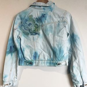 V E D A iced dyed denim jacket